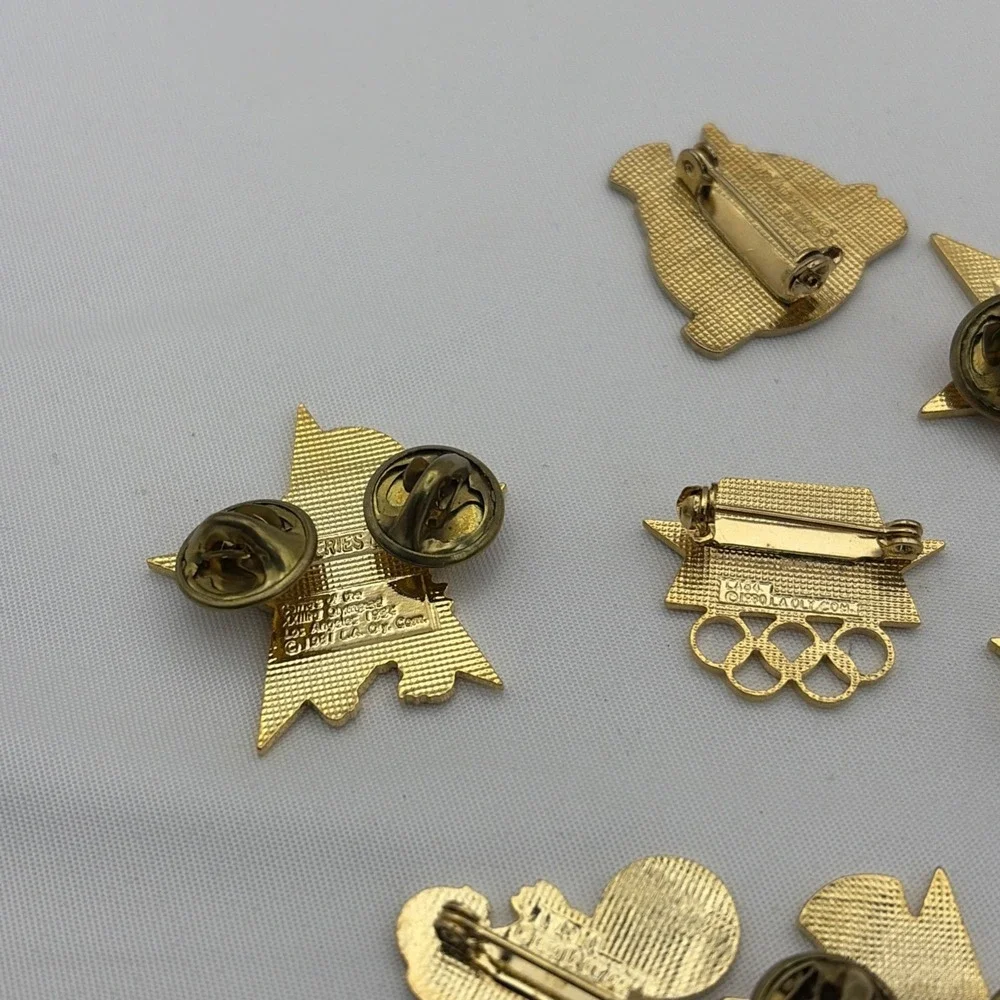 Lot Of 10 1984 Los Angeles‎ Olympics Sam The Eagle Mascot Logo Lapel Hat Pins S1